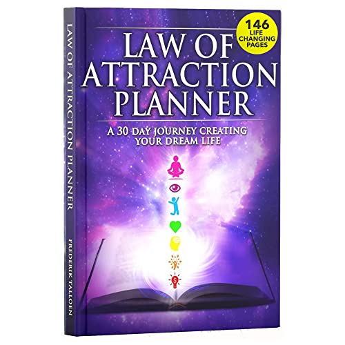 Lebens- und Zielplaner „Law of Attraction“ – Eine 30-tägige Reise zur Verwirklichung Ihres Traumlebens – Persönliches Dankbarkeitstagebuch, Wochenerfolgsplaner und Aufkleber – Undatierter Planer von Freedom Mastery