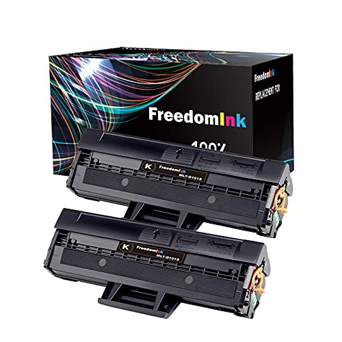 FreedomInk MLT-D101S Toner Kompatibel für Samsung MLT-D101S D101S für Samsung ML-2160 ML-2164 ML-2165 ML-2165W ML-2168 SCX-3400 SCX-3405 SCX-3405W SCX-3400F SCX-3405F SCX-3405FW SF-760P(2 Schwarz) von FreedomInk
