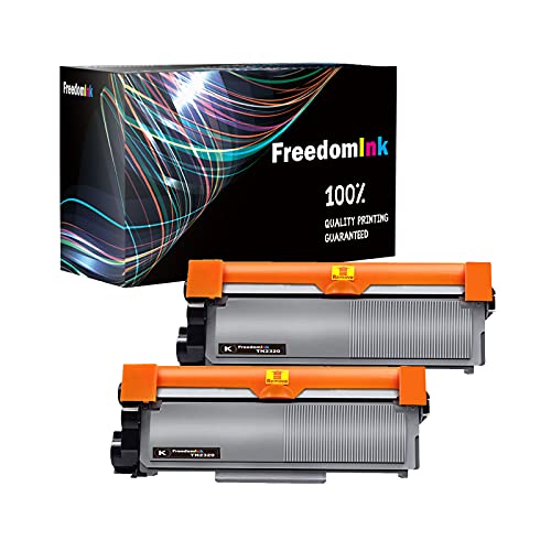 FreedomInk TN2320 TN-2320 Toner Kompatibel für Brother TN 2320 TN 2310 für Brother MFC-L2700DW L2700DN L2720DW L2740DW HL-L2340DW L2300D L2360DN L2365DW DCP-L2500D L2520DW L2540DN L2560DW (2 Schwarz) von FreedomInk