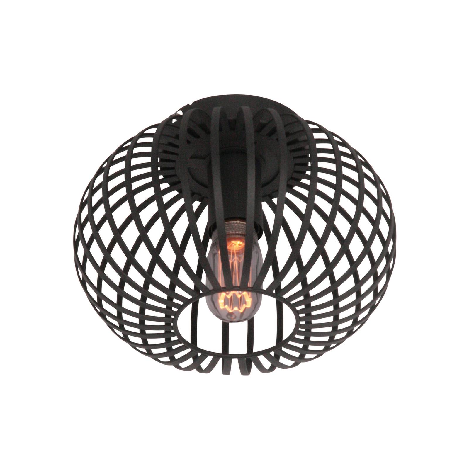 Deckenlampe Aglio, Ø 25 cm, schwarz, Metall Deckenlampe Aglio, Ø 25 cm, schwarz, Metall von Freelight