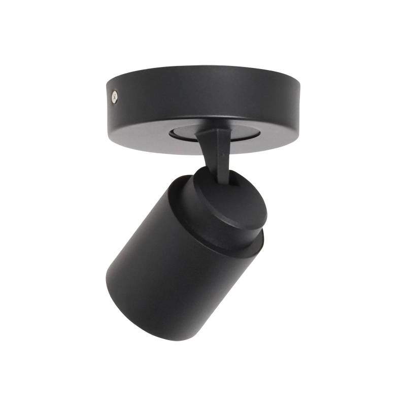 Deckenstrahler Razza, schwarz, Ø 13 cm, Metall von Freelight