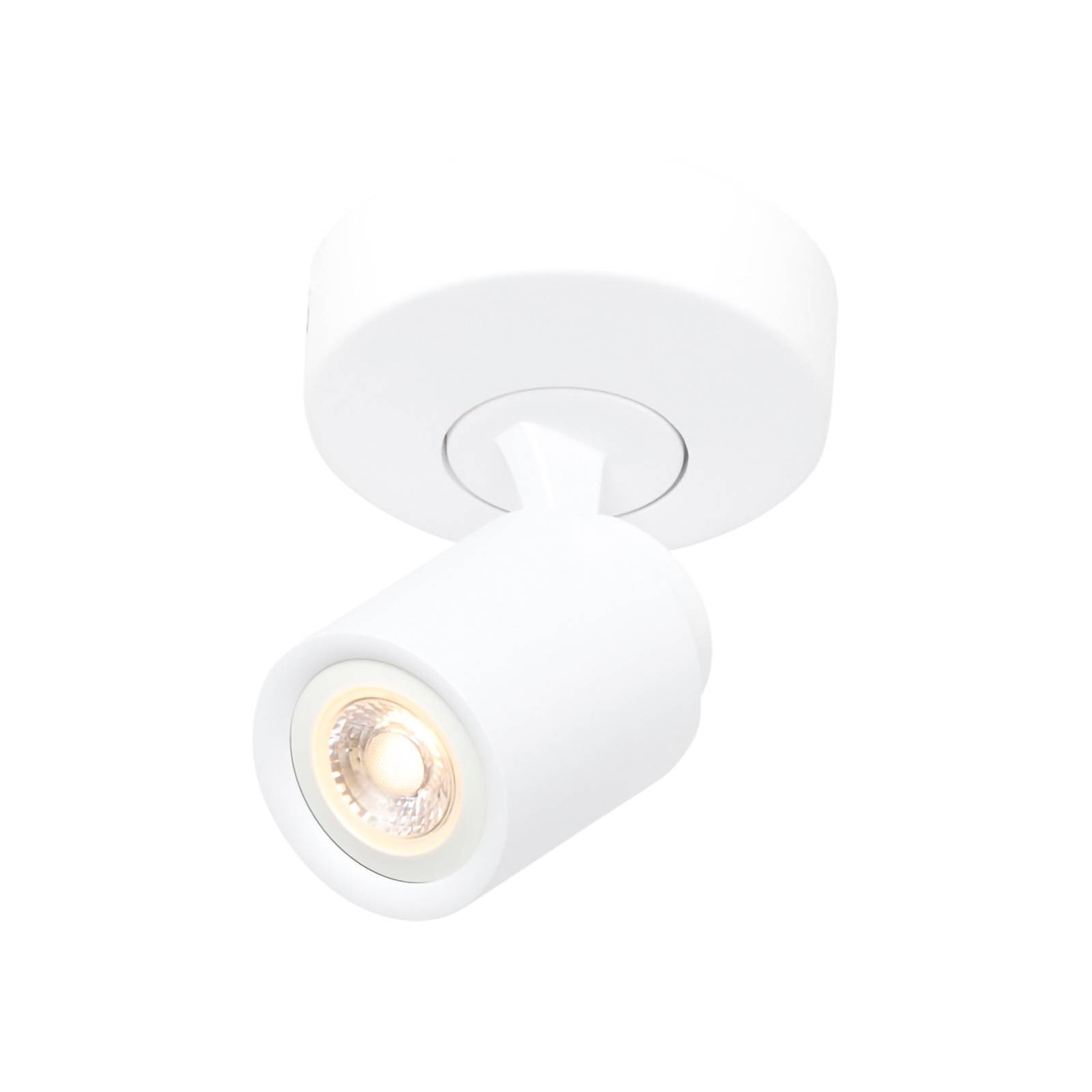 Deckenstrahler Razza, weiß, Ø 13 cm, Metall Deckenstrahler Razza, weiß, Ø 13 cm, Metall von Freelight
