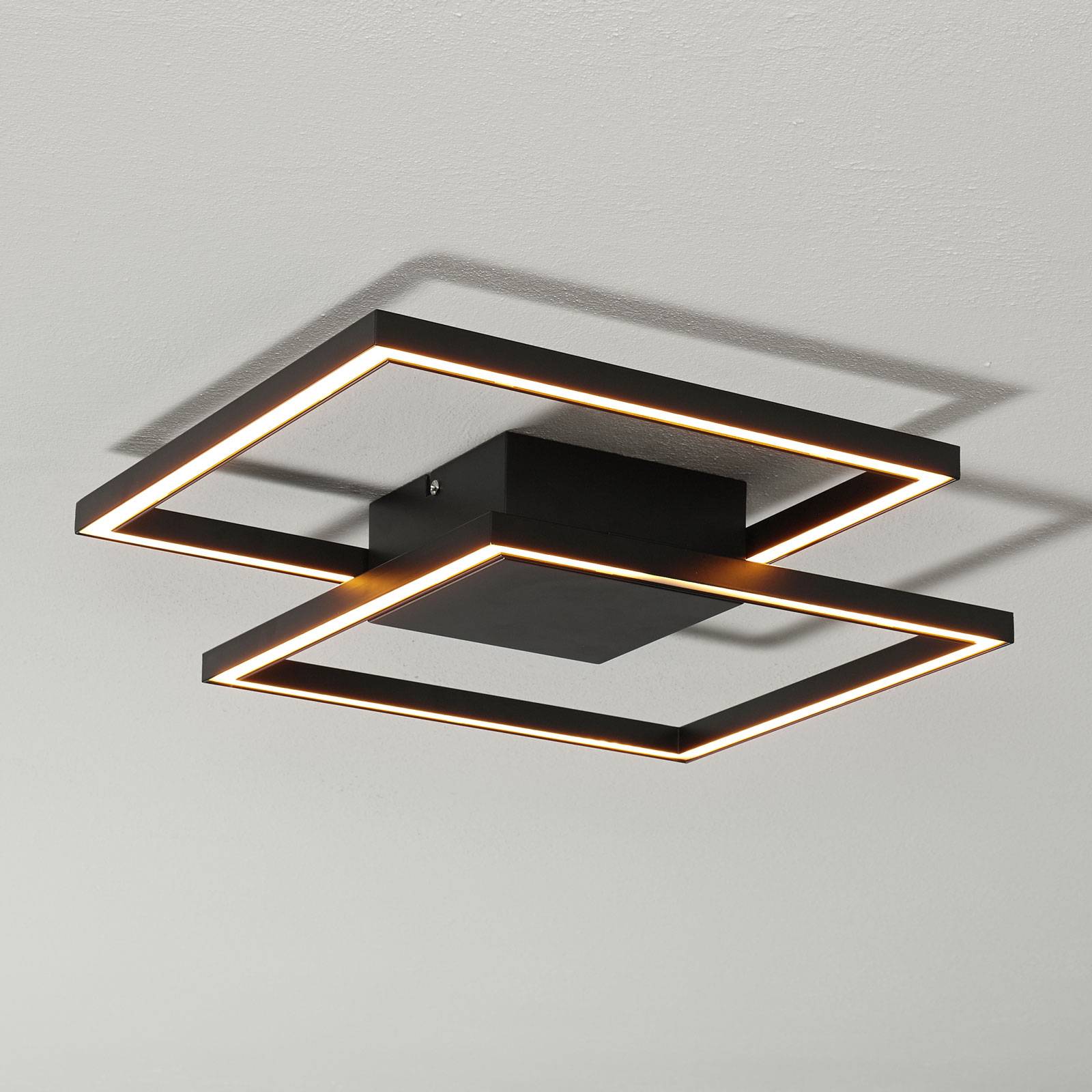 LED-Deckenleuchte Falcon, schwarz LED-Deckenleuchte Falcon, schwarz von Freelight