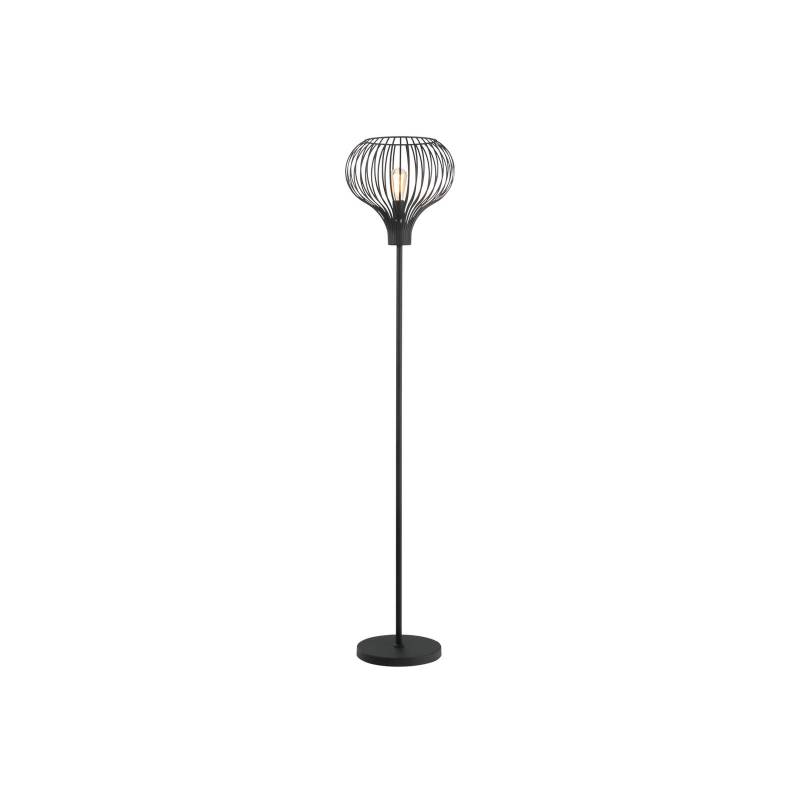 Stehlampe Aglio, Höhe 180 cm, schwarz, Metall von Freelight