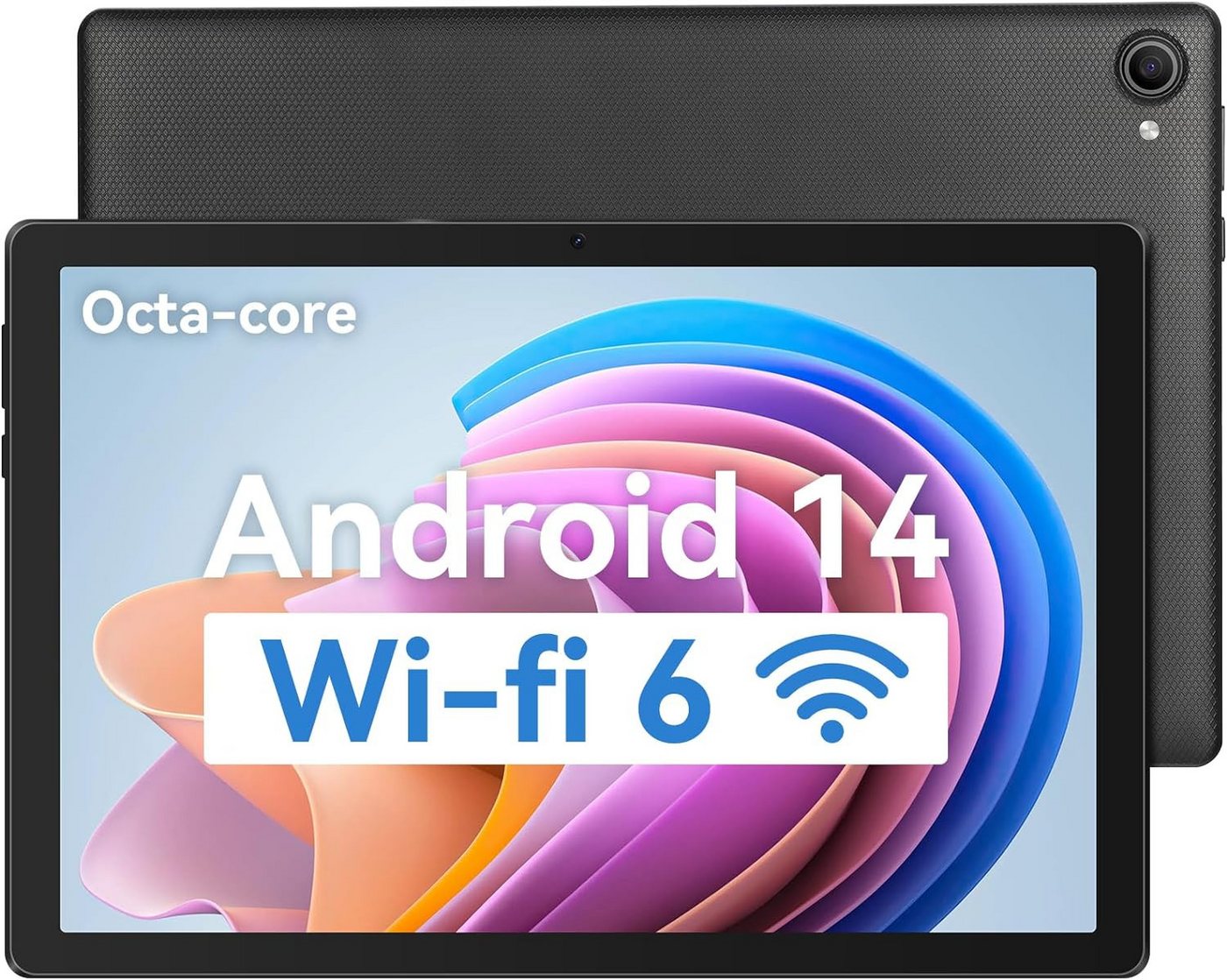Freeski (1TB TF), Octa-Core 2.0 GHz Mit WiFi 6, Bluetooth 5.0 Tablet (10, 32 GB, Android 14, Widevine L1, 5MP+8MP, 5000mAh, GMS Zertifiziert, OTG, Type-C)" von Freeski