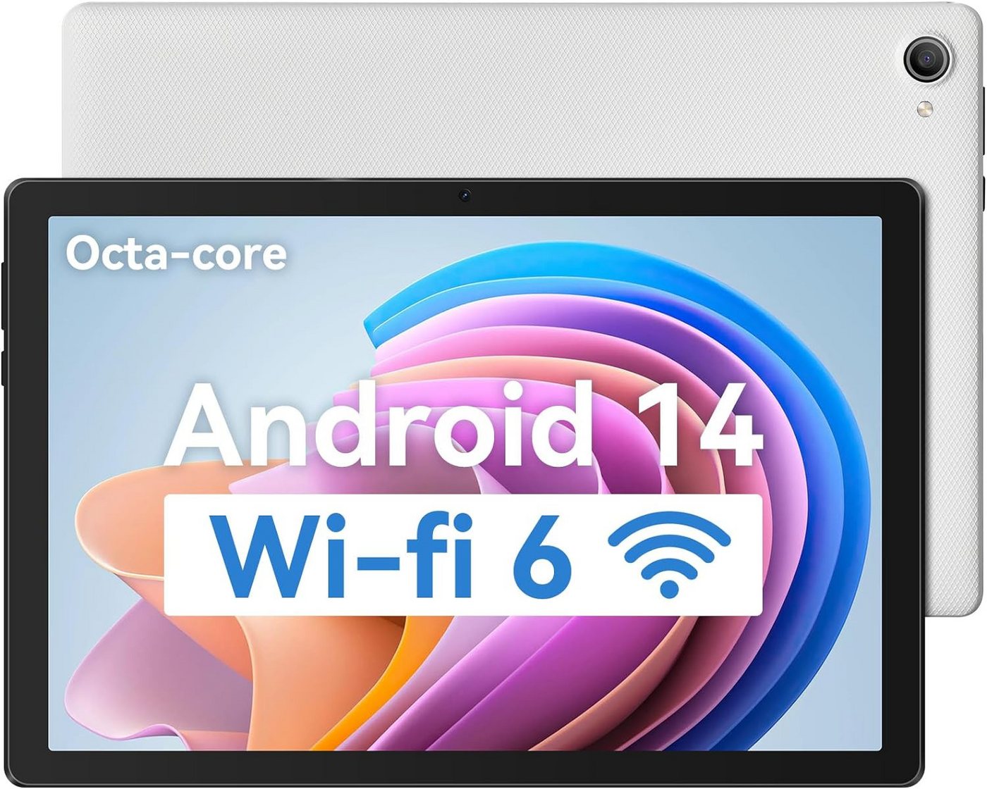 Freeski (1TB TF), Octa-Core 2.0 GHz Mit WiFi 6, Bluetooth 5.0 Tablet (10, 32 GB, Android 14, Widevine L1, 5MP+8MP, 5000mAh, GMS Zertifiziert, OTG, Type-C)" von Freeski