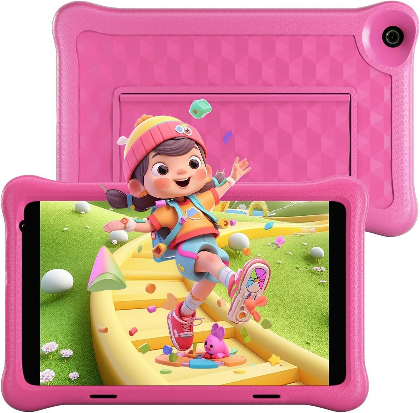 Freeski Kidoz Pre-installed Tablet (7, 32 GB, Android 12, Kinder-Tablet: HD Display, Quad Core, WiFi, Doppelkamera)" von Freeski