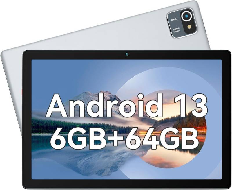 Freeski Quad-Core-Prozessor Tablet (10,1, 64 GB, Android 13, Mit den besten und erstaunlichsten Funktionen, attraktivem Design)" von Freeski