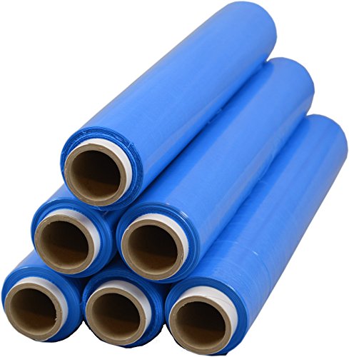 Freiziel® 6 x Stretchfolie 50cm 1,5 kg 23my (blau) von Freiziel