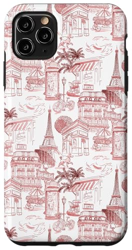 Adrette Kastanienbraune rote Paris-Toile-Pudel-Eiffel-Bäume Hülle für iPhone 11 Pro Max Adrette Kastanienbraune rote Paris-Toile-Pudel-Eiffel-Bäume Hülle für iPhone 11 Pro Max von French Aesthetic Toile Patterns