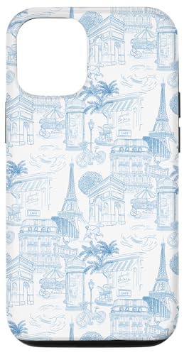 Adrette Kornblumenblau Paris Toile Cafe Pudel Eiffelbäume Hülle für iPhone 12/12 Pro Adrette Kornblumenblau Paris Toile Cafe Pudel Eiffelbäume Hülle für iPhone 12/12 Pro von French Aesthetic Toile Patterns