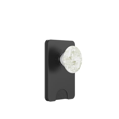 Adrette Olivgrün Paris Toile Cafe Pudel Eiffel Bogen Bäume PopSockets PopWallet für MagSafe Adrette Olivgrün Paris Toile Cafe Pudel Eiffel Bogen Bäume PopSockets PopWallet für MagSafe von French Aesthetic Toile Patterns