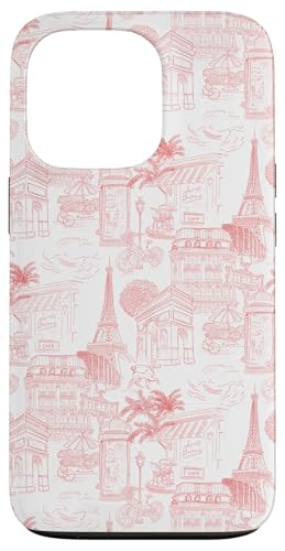 Adrette Pfirsichkoralle Paris Toile Cafe Pudel Eiffel Bogenbäume Hülle für iPhone 13 Pro Adrette Pfirsichkoralle Paris Toile Cafe Pudel Eiffel Bogenbäume Hülle für iPhone 13 Pro von French Aesthetic Toile Patterns