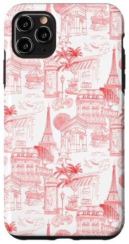 Adrette rote Paris Toile Cafe Pudel Eiffel Bogen Bäume Hülle für iPhone 11 Pro Max Adrette rote Paris Toile Cafe Pudel Eiffel Bogen Bäume Hülle für iPhone 11 Pro Max von French Aesthetic Toile Patterns