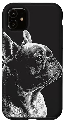 Hülle für iPhone 11 Französische Bulldogge Zeichnung Frenchie von French Bulldog Drawing Merch