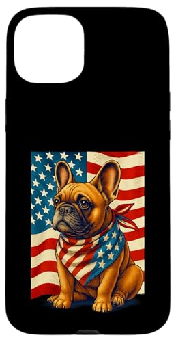 Frenchie 4. Juli Französischer Hund USA Flagge Where's the Paw-ty Hülle für iPhone 15 Plus Frenchie 4. Juli Französischer Hund USA Flagge Where's the Paw-ty Hülle für iPhone 15 Plus von French Bulldog USA Flag Let's Pawty Men Women Kid