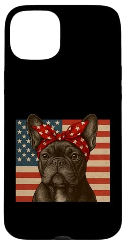 Frenchie 4. Juli Französischer Hund USA Flagge Where's the Paw-ty Hülle für iPhone 15 Plus Frenchie 4. Juli Französischer Hund USA Flagge Where's the Paw-ty Hülle für iPhone 15 Plus von French Bulldog USA Flag Let's Pawty Men Women Kid