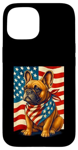 Frenchie 4. Juli Französischer Hund USA Flagge Where's the Paw-ty Hülle für iPhone 15 Frenchie 4. Juli Französischer Hund USA Flagge Where's the Paw-ty Hülle für iPhone 15 von French Bulldog USA Flag Let's Pawty Men Women Kid