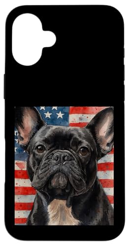 Frenchie 4. Juli Französischer Hund USA Flagge Where's the Paw-ty Hülle für iPhone 16 Plus Frenchie 4. Juli Französischer Hund USA Flagge Where's the Paw-ty Hülle für iPhone 16 Plus von French Bulldog USA Flag Let's Pawty Men Women Kid