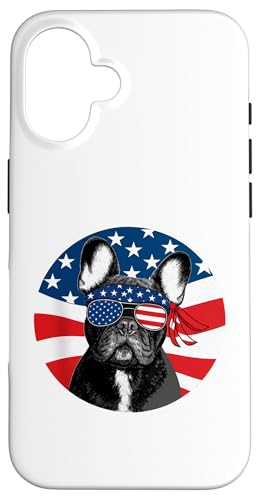 Frenchie 4. Juli Französischer Hund USA Flagge Where's the Paw-ty Hülle für iPhone 16 Frenchie 4. Juli Französischer Hund USA Flagge Where's the Paw-ty Hülle für iPhone 16 von French Bulldog USA Flag Let's Pawty Men Women Kid