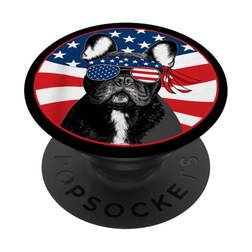 Frenchie 4. Juli Französischer Hund USA Flagge Where's the Paw-ty PopSockets Klebender PopGrip Frenchie 4. Juli Französischer Hund USA Flagge Where's the Paw-ty PopSockets Klebender PopGrip von French Bulldog USA Flag Let's Pawty Men Women Kid