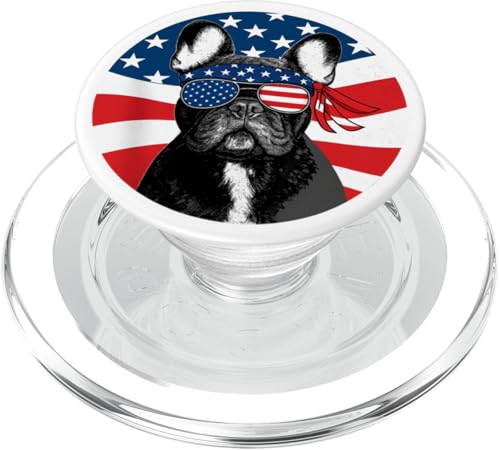Frenchie 4. Juli Französischer Hund USA Flagge Where's the Paw-ty PopSockets PopGrip für MagSafe Frenchie 4. Juli Französischer Hund USA Flagge Where's the Paw-ty PopSockets PopGrip für MagSafe von French Bulldog USA Flag Let's Pawty Men Women Kid