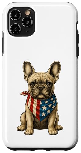 Merica Französische Bulldogge Amerikanische Flagge 4. Juli Frenchie Hülle für iPhone 11 Pro Max Merica Französische Bulldogge Amerikanische Flagge 4. Juli Frenchie Hülle für iPhone 11 Pro Max von French Bulldog USA Flag Let's Pawty Men Women Kid