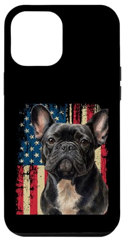 Merica Französische Bulldogge Amerikanische Flagge 4. Juli Frenchie Hülle für iPhone 12 Pro Max von French Bulldog USA Flag Let's Pawty Men Women Kid