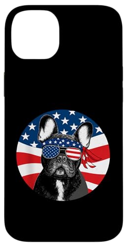 Merica Französische Bulldogge Amerikanische Flagge 4. Juli Frenchie Hülle für iPhone 14 Plus Merica Französische Bulldogge Amerikanische Flagge 4. Juli Frenchie Hülle für iPhone 14 Plus von French Bulldog USA Flag Let's Pawty Men Women Kid