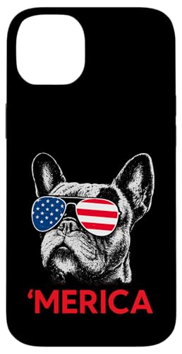 Merica Französische Bulldogge Amerikanische Flagge 4. Juli Frenchie Hülle für iPhone 14 Plus Merica Französische Bulldogge Amerikanische Flagge 4. Juli Frenchie Hülle für iPhone 14 Plus von French Bulldog USA Flag Let's Pawty Men Women Kid