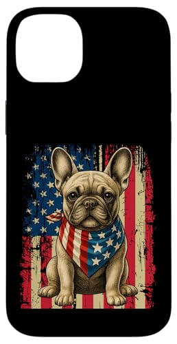 Merica Französische Bulldogge Amerikanische Flagge 4. Juli Frenchie Hülle für iPhone 14 Plus Merica Französische Bulldogge Amerikanische Flagge 4. Juli Frenchie Hülle für iPhone 14 Plus von French Bulldog USA Flag Let's Pawty Men Women Kid