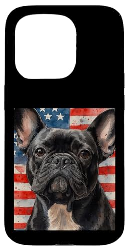 Merica Französische Bulldogge Amerikanische Flagge 4. Juli Frenchie Hülle für iPhone 15 Pro Merica Französische Bulldogge Amerikanische Flagge 4. Juli Frenchie Hülle für iPhone 15 Pro von French Bulldog USA Flag Let's Pawty Men Women Kid