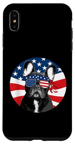 Merica Französische Bulldogge Amerikanische Flagge 4. Juli Frenchie Hülle für iPhone XS Max Merica Französische Bulldogge Amerikanische Flagge 4. Juli Frenchie Hülle für iPhone XS Max von French Bulldog USA Flag Let's Pawty Men Women Kid