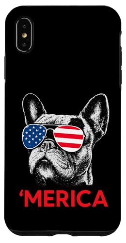Merica Französische Bulldogge Amerikanische Flagge 4. Juli Frenchie Hülle für iPhone XS Max Merica Französische Bulldogge Amerikanische Flagge 4. Juli Frenchie Hülle für iPhone XS Max von French Bulldog USA Flag Let's Pawty Men Women Kid