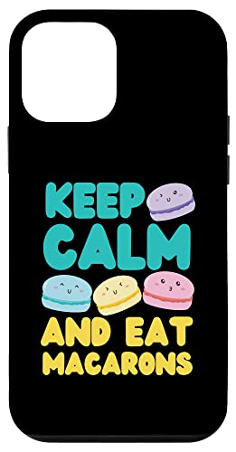 Bleib ruhig und iss Macarons Hülle für iPhone 12 mini von French Food Designs For A Foodie