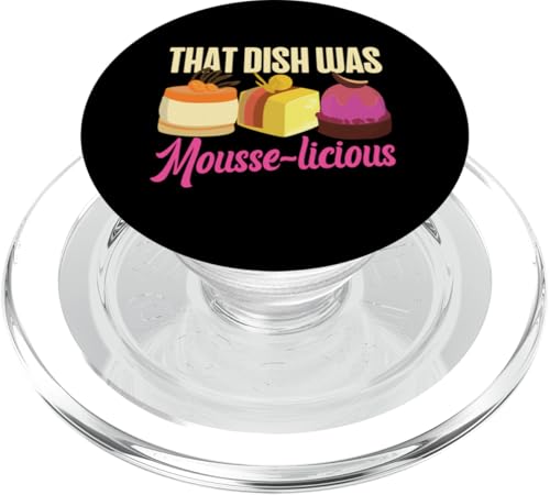 Das Gericht war mousse-licious PopSockets PopGrip für MagSafe von French Food Designs For A Foodie