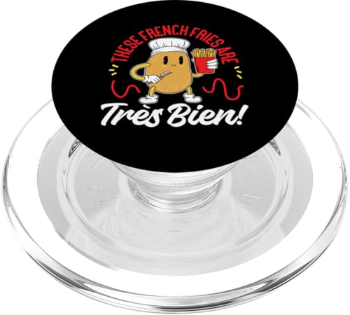 Diese Pommes Frites sind Très Bien! PopSockets PopGrip für MagSafe von French Food Designs For A Foodie