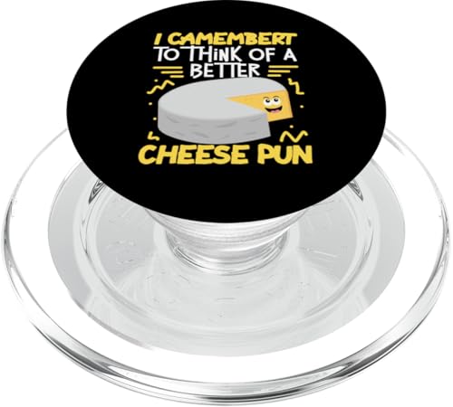 Ich Camembert, um mir ein besseres Käsewortspiel auszudenken PopSockets PopGrip für MagSafe von French Food Designs For A Foodie