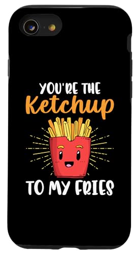 Pommes Frites Design für Ketchup-Liebhaber Hülle für iPhone SE (2020) / 7 / 8 von French Fries Designs For Fries And Burger Lover