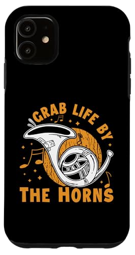 Grab Life By The Horns Waldhorn Hülle für iPhone 11 Grab Life By The Horns Waldhorn Hülle für iPhone 11 von French Horn Brass Instrument Designs For Player