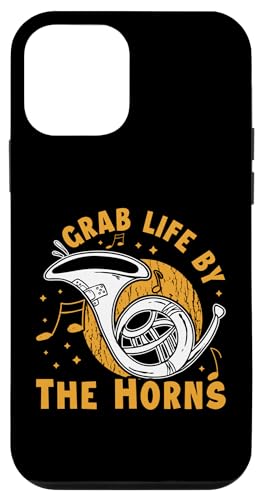Grab Life By The Horns Waldhorn Hülle für iPhone 12 mini Grab Life By The Horns Waldhorn Hülle für iPhone 12 mini von French Horn Brass Instrument Designs For Player