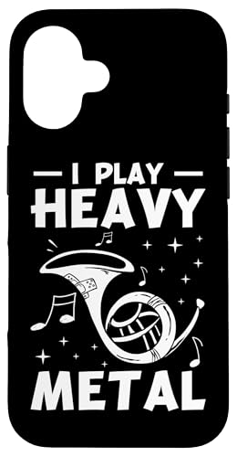 I Play Heavy Metal Waldhorn Hülle für iPhone 16 I Play Heavy Metal Waldhorn Hülle für iPhone 16 von French Horn Brass Instrument Designs For Player