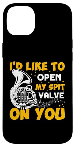 I'd Like To Open My Spit Valve On You Waldhorn Hülle für iPhone 14 Plus von French Horn Brass Instrument Designs For Player
