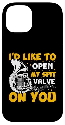 I'd Like To Open My Spit Valve On You Waldhorn Hülle für iPhone 14 von French Horn Brass Instrument Designs For Player
