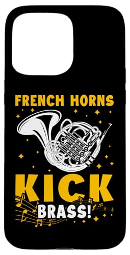 Waldhörner Kick-Messing Hülle für iPhone 15 Pro Max Waldhörner Kick-Messing Hülle für iPhone 15 Pro Max von French Horn Brass Instrument Designs For Player