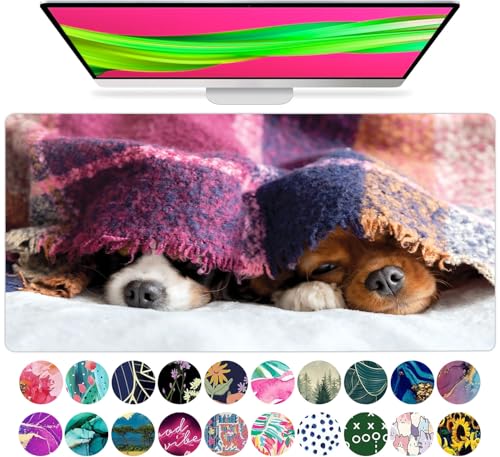 French Koko Großes Mauspad, Schreibtischunterlage, Tastaturunterlage, Heimbüro, Schule, Essentials, College, niedliches Dekor, großes erweitertes Laptop-Zubehör, Hund, Welpe French Koko Großes Mauspad, Schreibtischunterlage, Tastaturunterlage, Heimbüro, Schule, Essentials, College, niedliches Dekor, großes erweitertes Laptop-Zubehör, Hund, Welpe von French KOKO