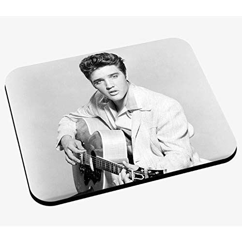 French Unicorn Mauspad, Motiv: berühmter Star Elvis Presley Sänger Musik Vintage 7 von French Unicorn