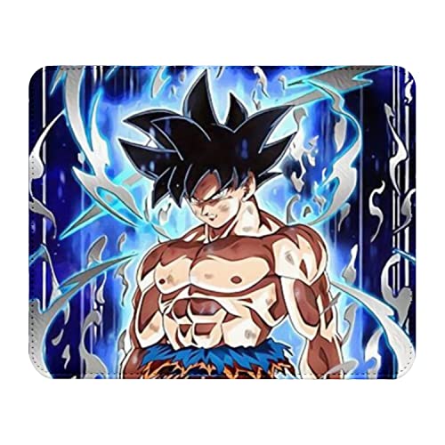 Mauspad, Lederoptik, Dragon Ball Super Son Goku Super Saiyan Master Ultra Instint 1 Anime Manga Japan, 22 x 18 cm von French Unicorn