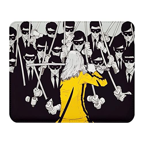 Mauspad, Lederoptik, Filmposter, Kill Bill Volume 1, Tarentino, Uma Thurman, 22 x 18 cm von French Unicorn