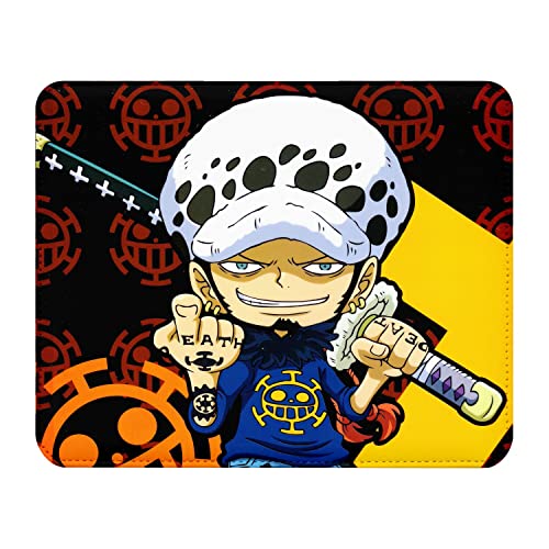 Mauspad, Lederoptik, One Piece Manga Trafalgar Law Mini, 22 x 18 cm von French Unicorn